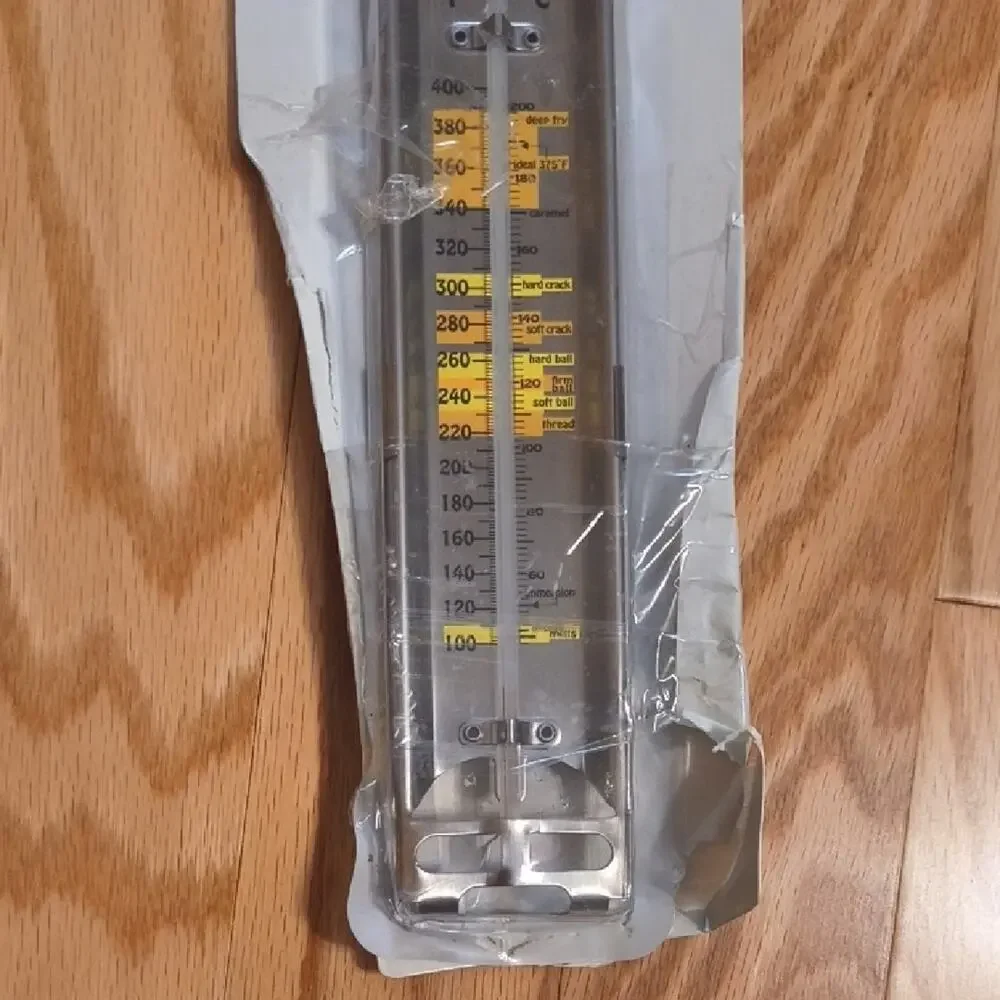 Taylor, Black and Silver Candy & Deep Fry Thermometer (EUC)